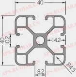 工業(yè)鋁型材8-4040E