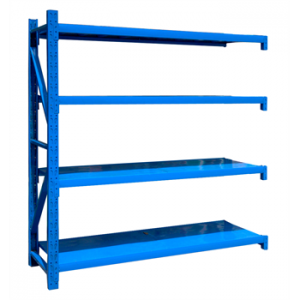 中型貨架副架2000×500×1800mm(四層,300kg/層,藍色)
