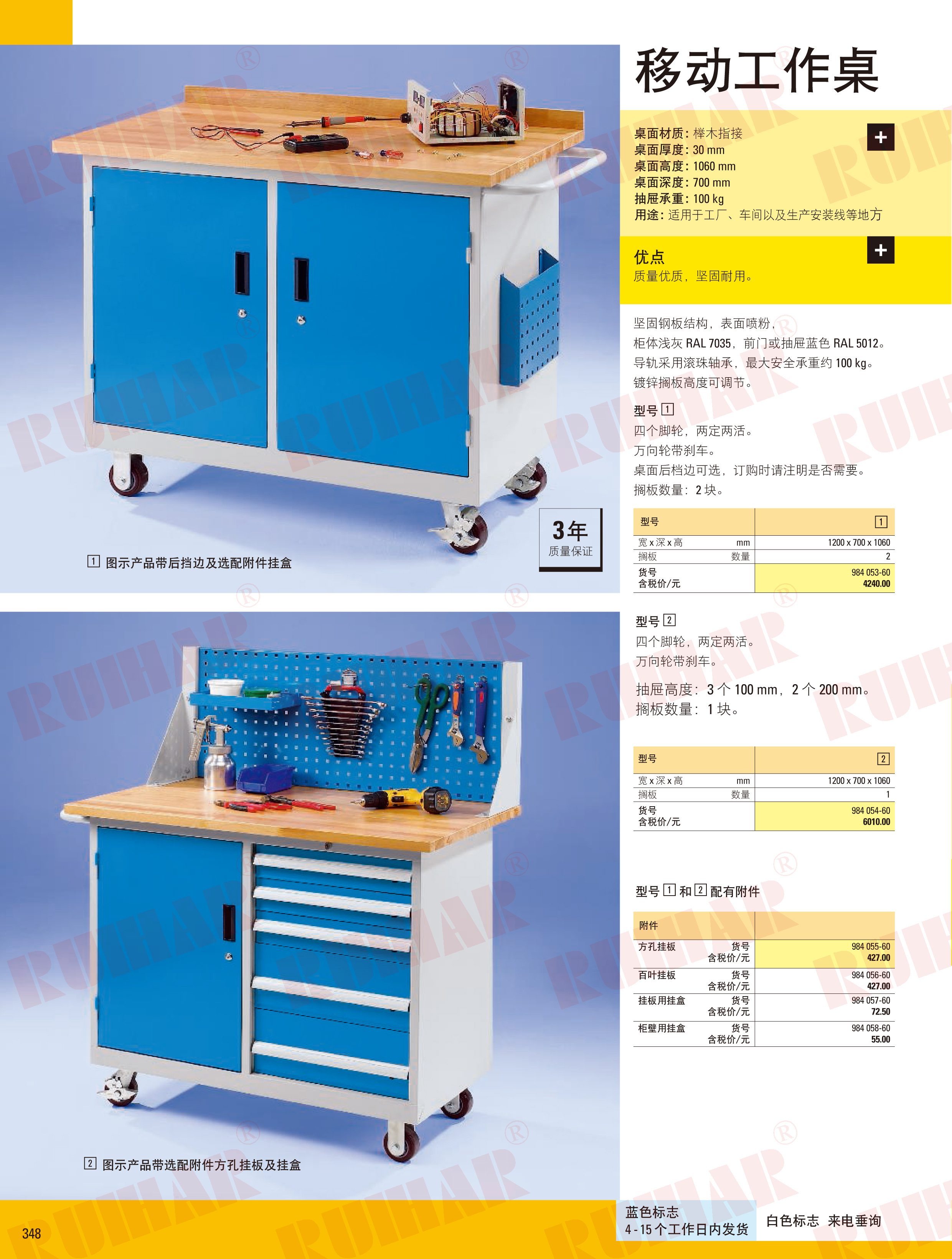 移動工作桌