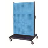 移動型雙面物料架960×640×1605mm(6方孔)，XKM-2360